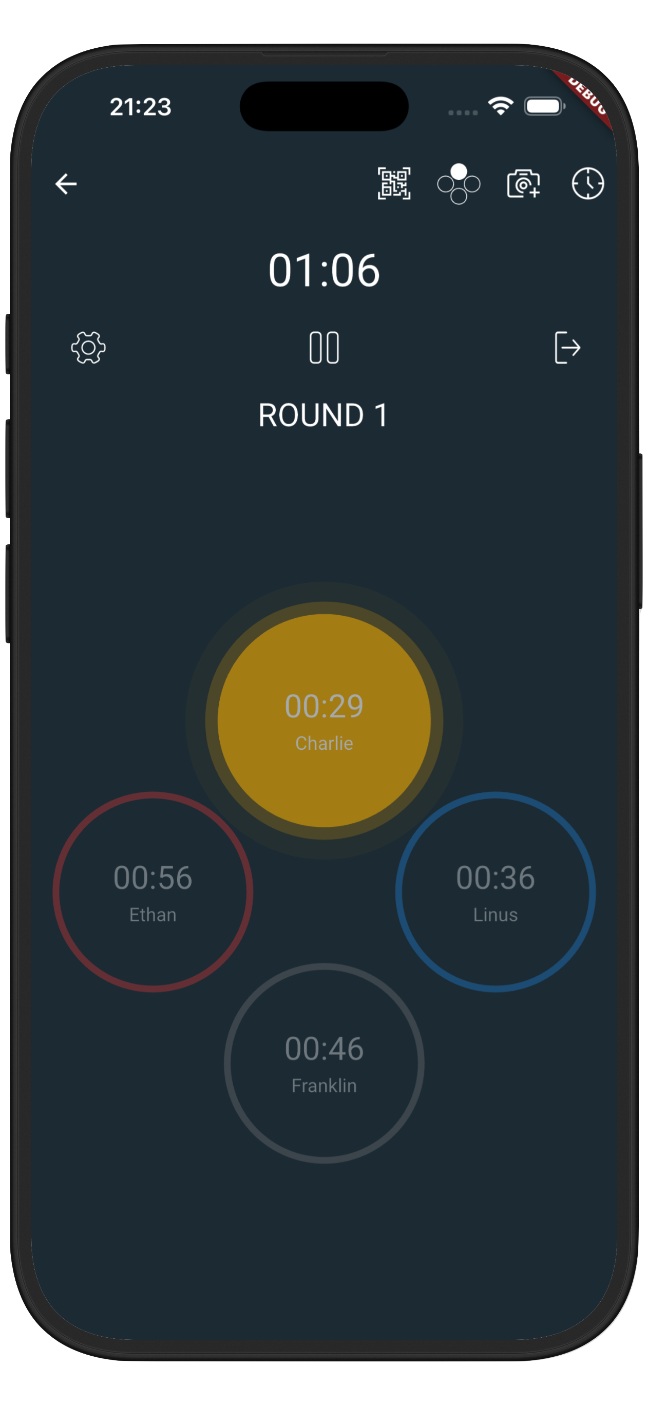 Clepsydris player timer