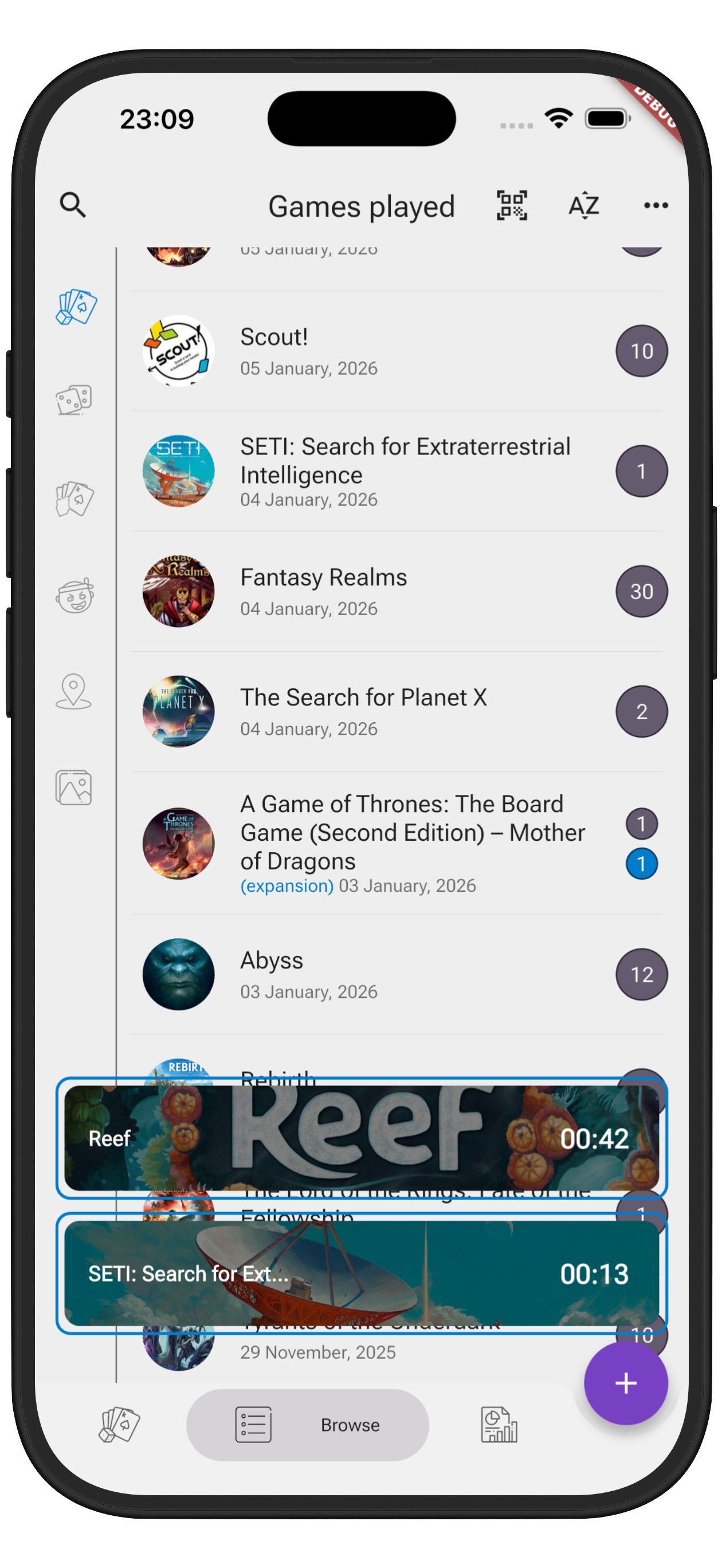 Clepsydris game timer